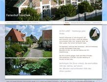 Tablet Screenshot of ferienhof-tomdiek.de